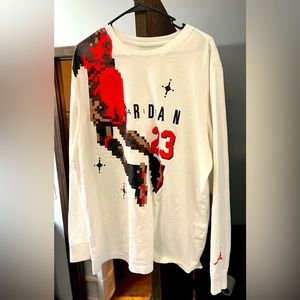 Jordan Men's Brand Holiday Crewneck Long Sleeve Tee XL